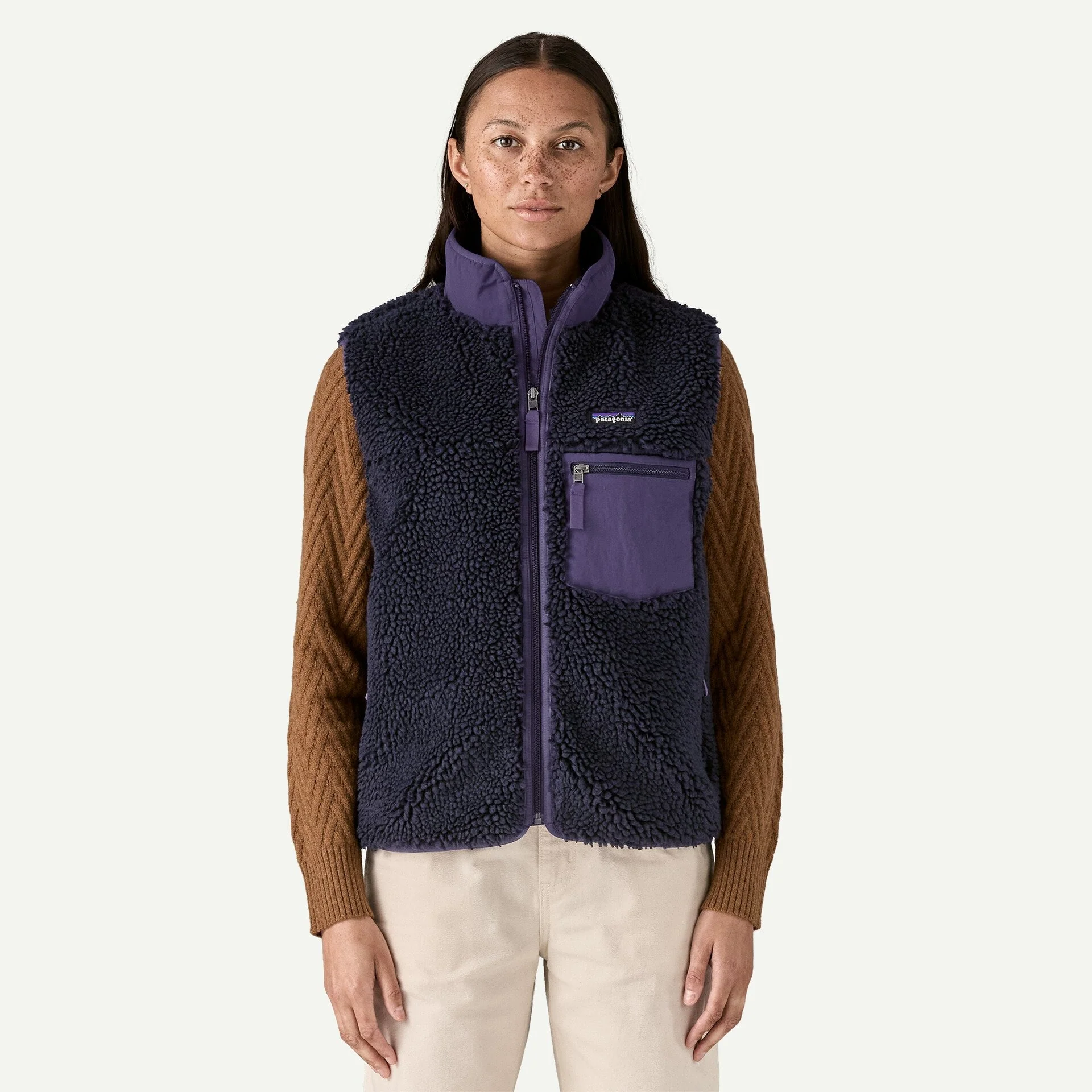 Women's Classic Retro-X Fleece Vest - Image 2