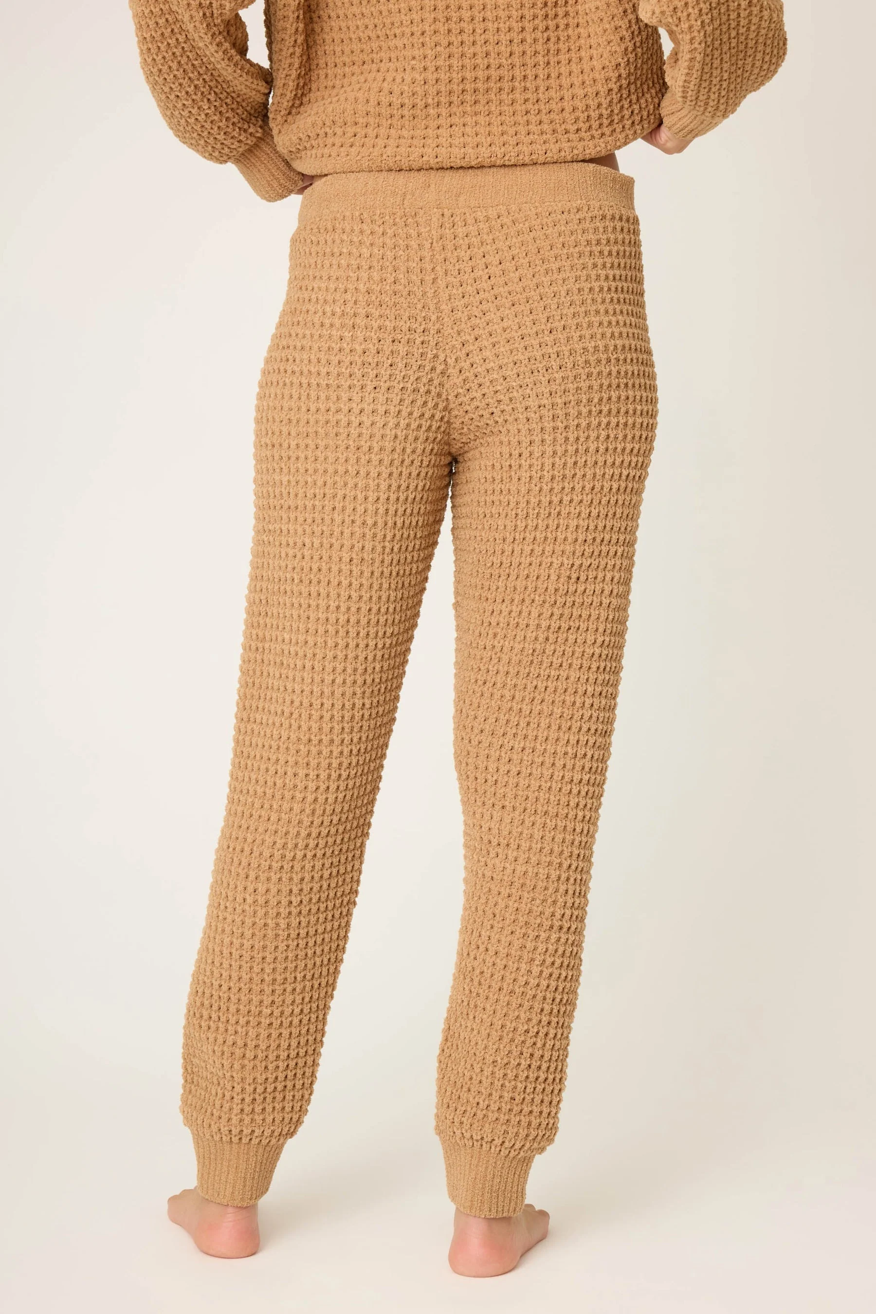Women's Cozy Chenille Waffle Band Pant - Image 2