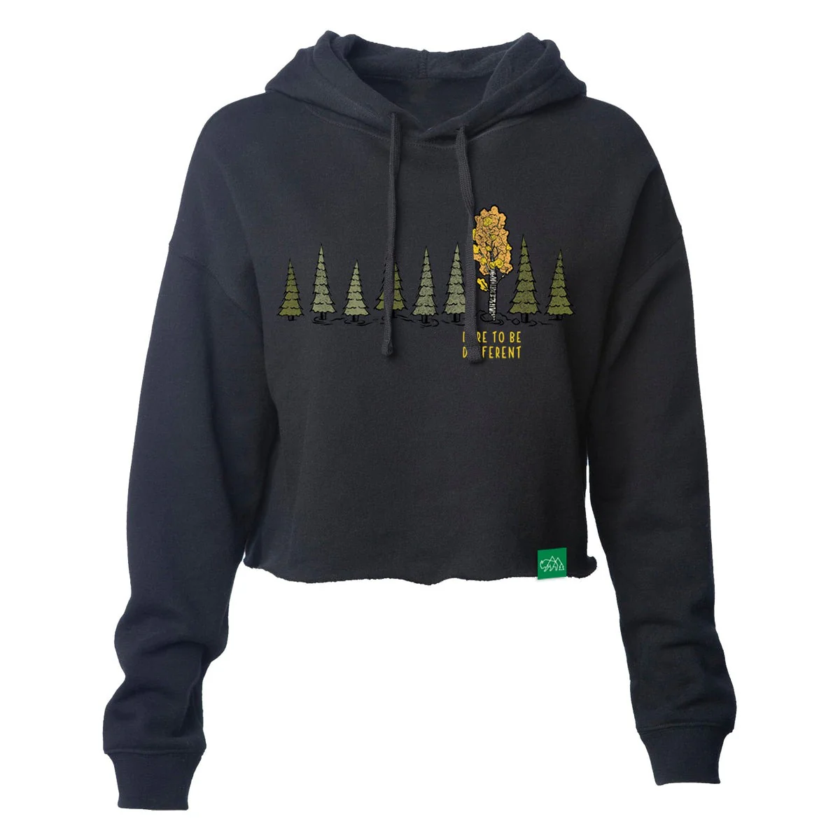 Women's Dare to Be Different Crop Hoodie