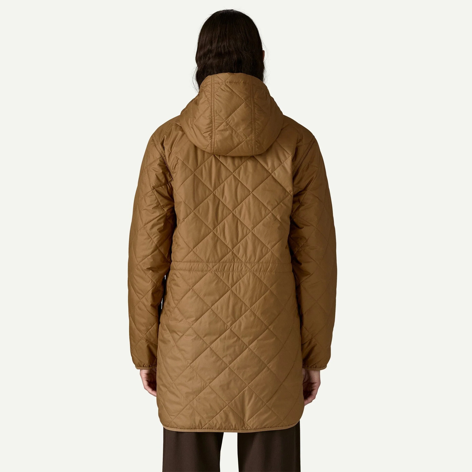 Women's Diamond Quilted Parka - Image 2