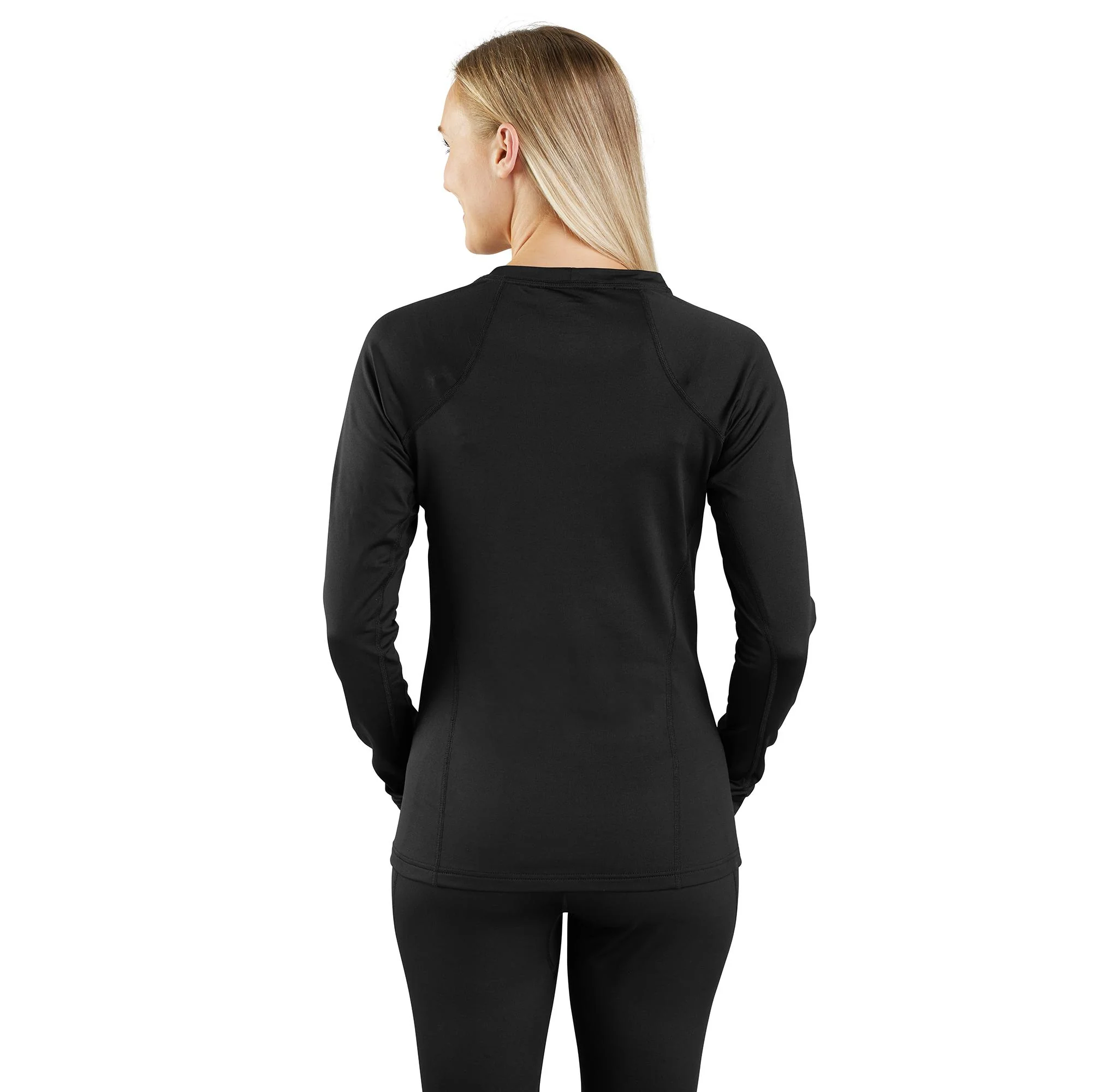 Women's Force Heavyweight Stretch Base Layer Crewneck - Image 2