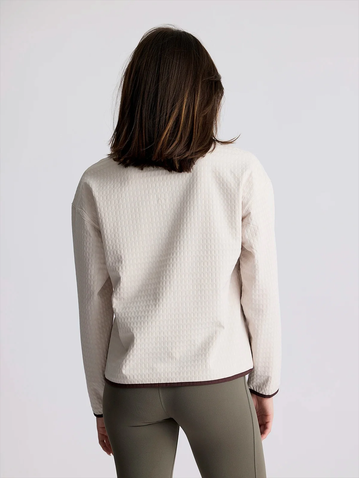 Women's Gridback Fleece Snap Pullover - Image 2