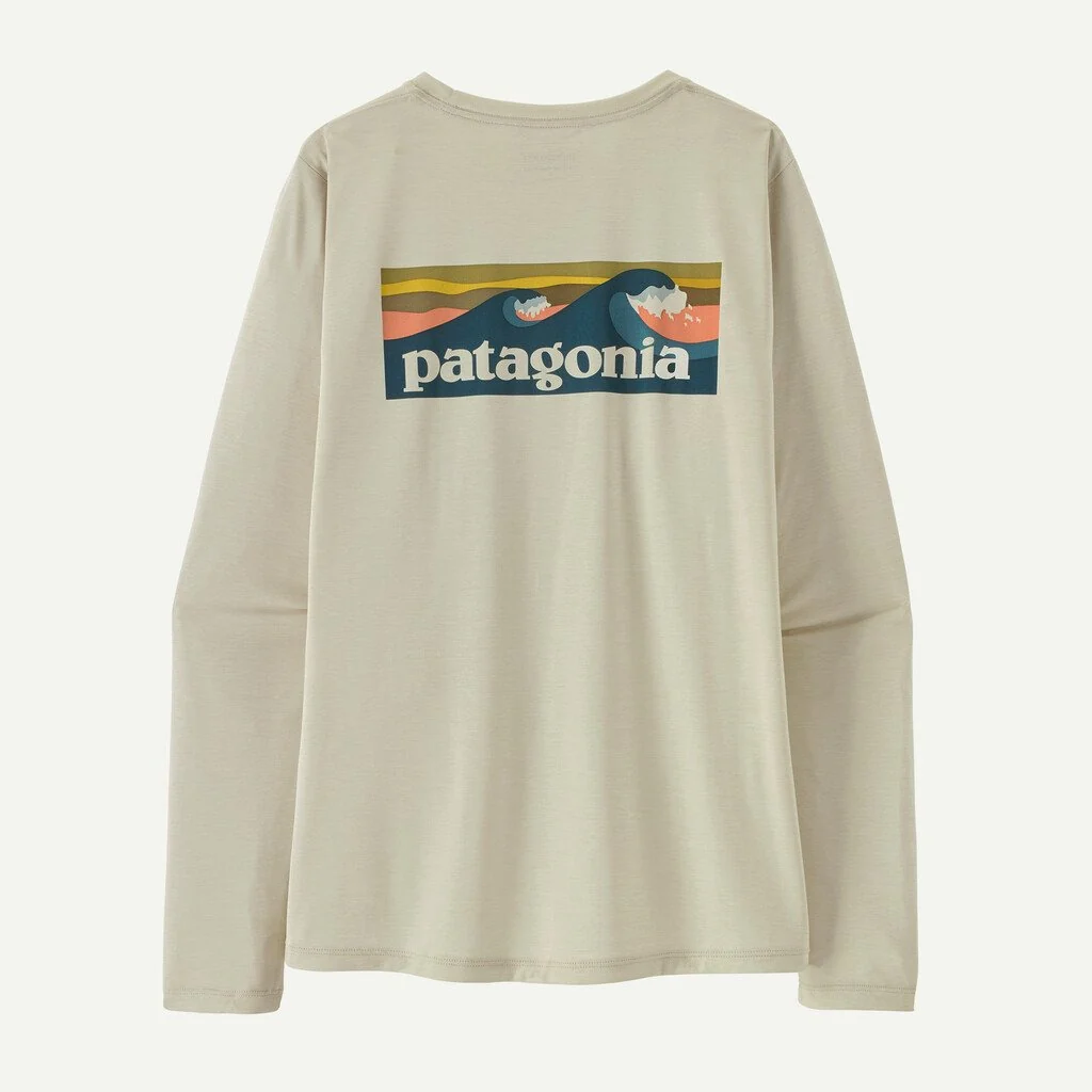 Women's Long Sleeve Capilene Cool Daily Shirt - Boardshort Logo