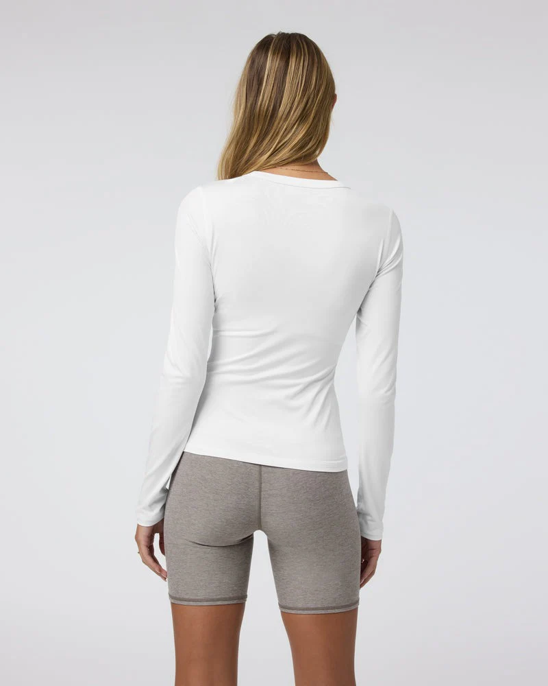 Women's Long Sleeve Lux Crew Tee - Image 2