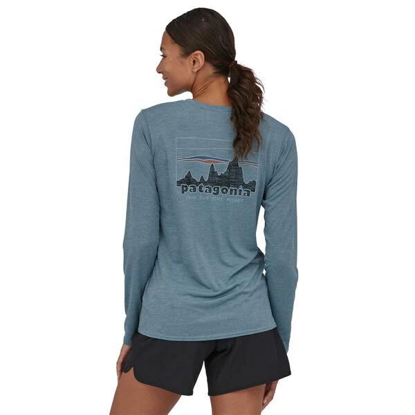 Women's Long-Sleeved Capilene Cool Daily Graphic Shirt - Image 4