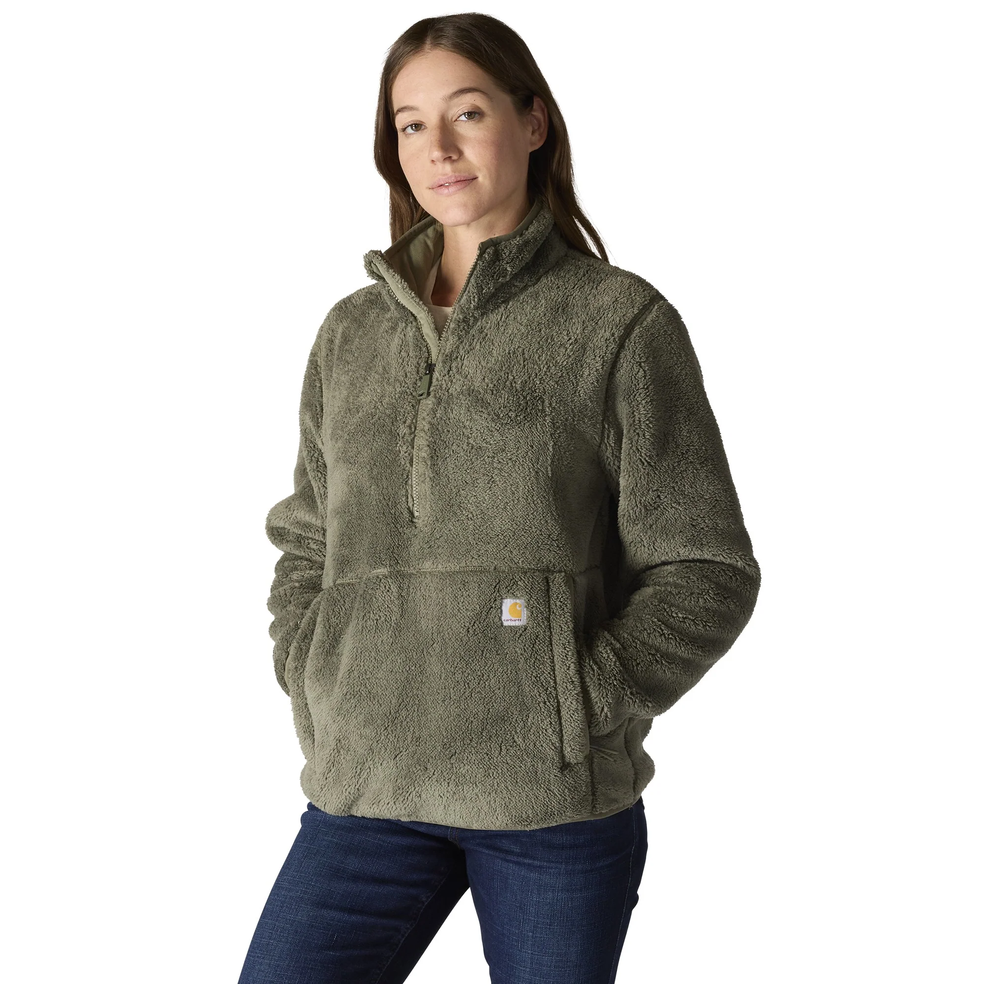 Women's Loose Fit Fleece Pullover