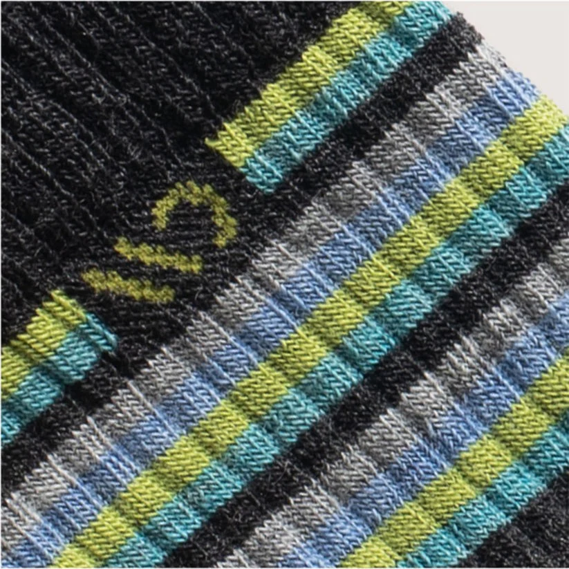 Women's Multi Stripe Cushioned Quarter Sock - Image 2