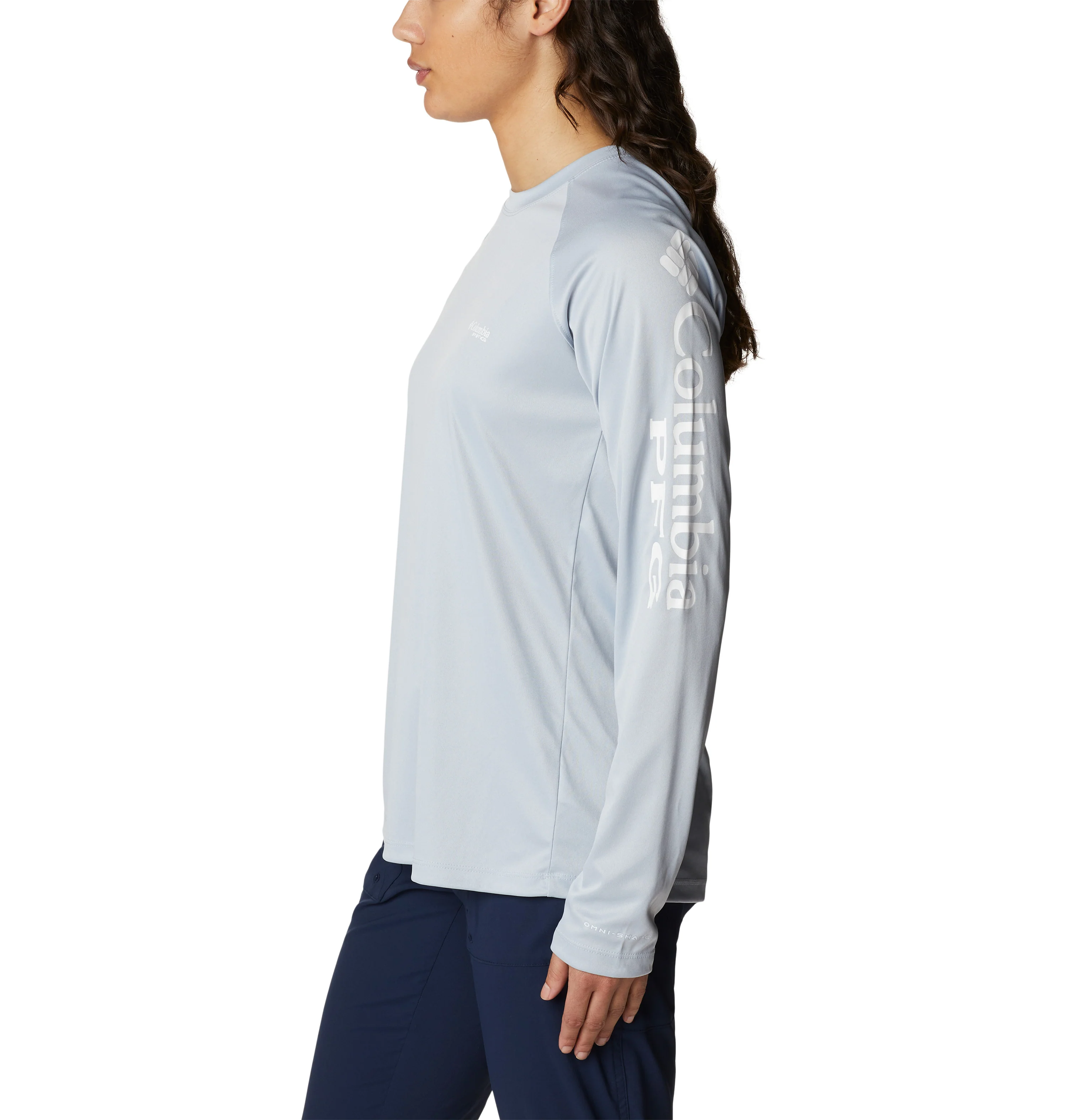 Women's PFG Tidal Tee Heather Long Sleeve Shirt - Image 3