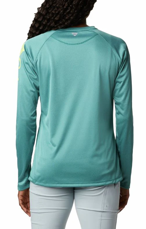 Women's PFG Tidal Tee Heather Long Sleeve Shirt - Image 2