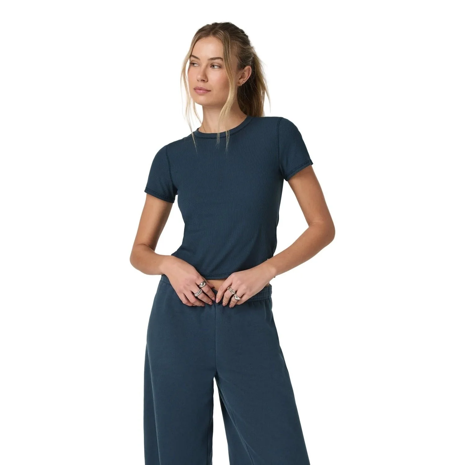 Women's Pose Fitted Tee Shirt