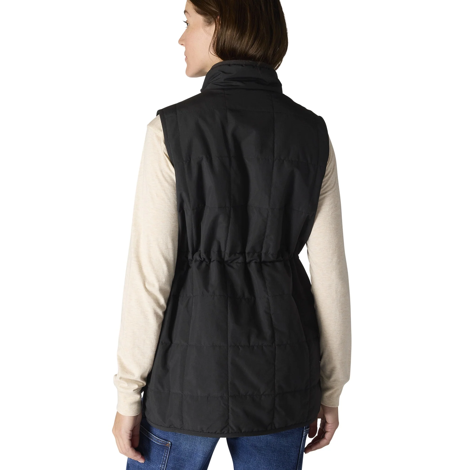Women's Rain Defender Relaxed Fit Lightweight Insulated Mock-Neck Vest - Image 2