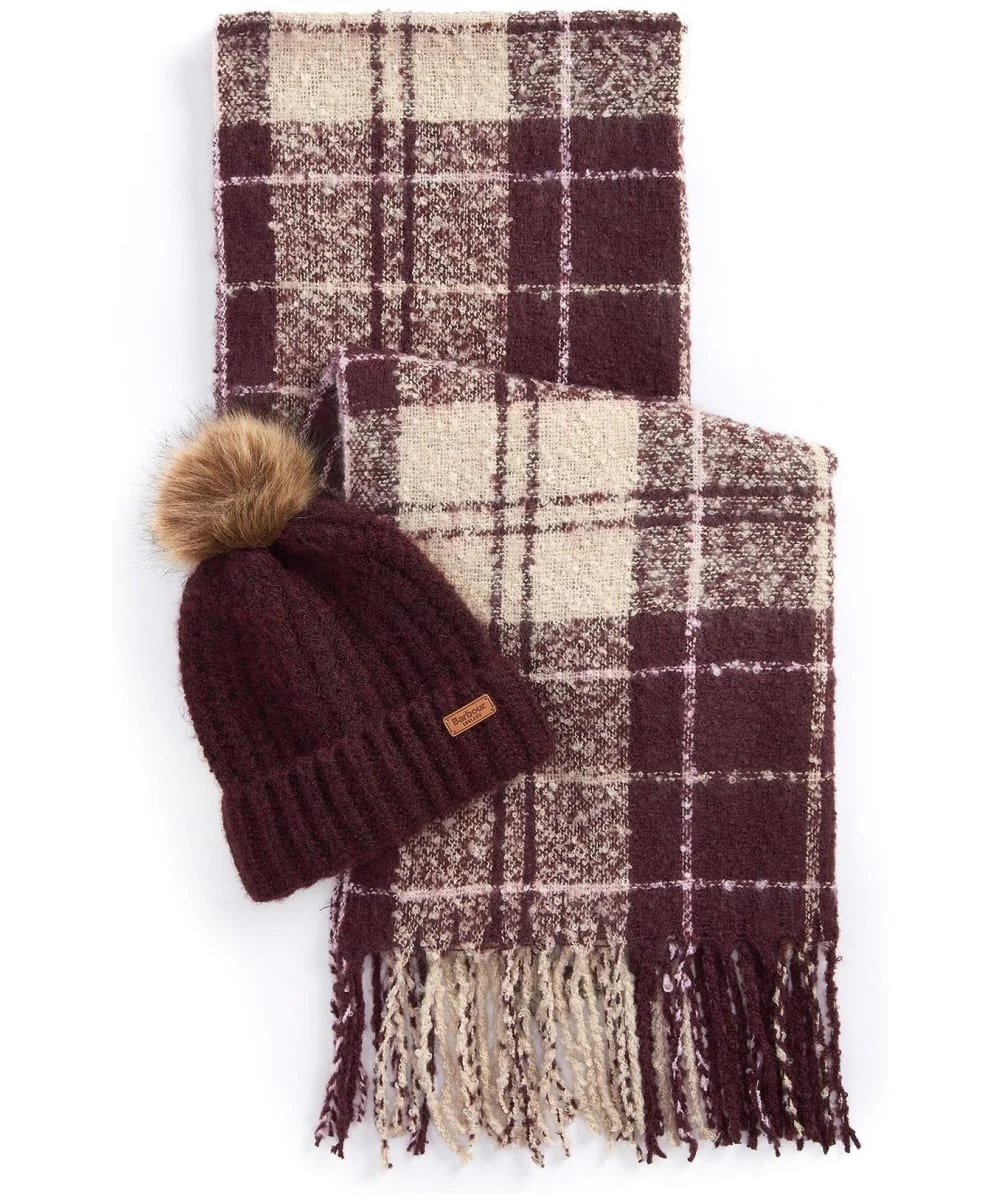 Women's Saltburn Beanie & Tartan Scarf Set