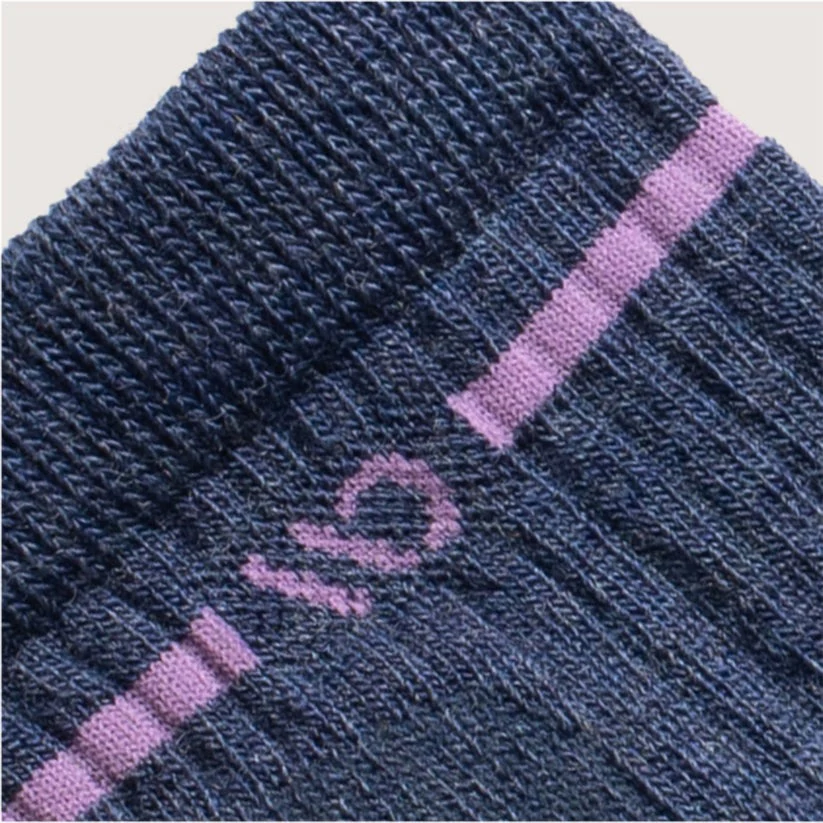 Women's Single Stripe Cushioned Quarter Sock - Image 2
