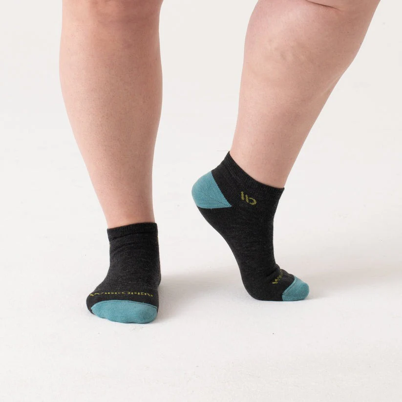 Women's Solid Cushioned No Show Sock - Image 3