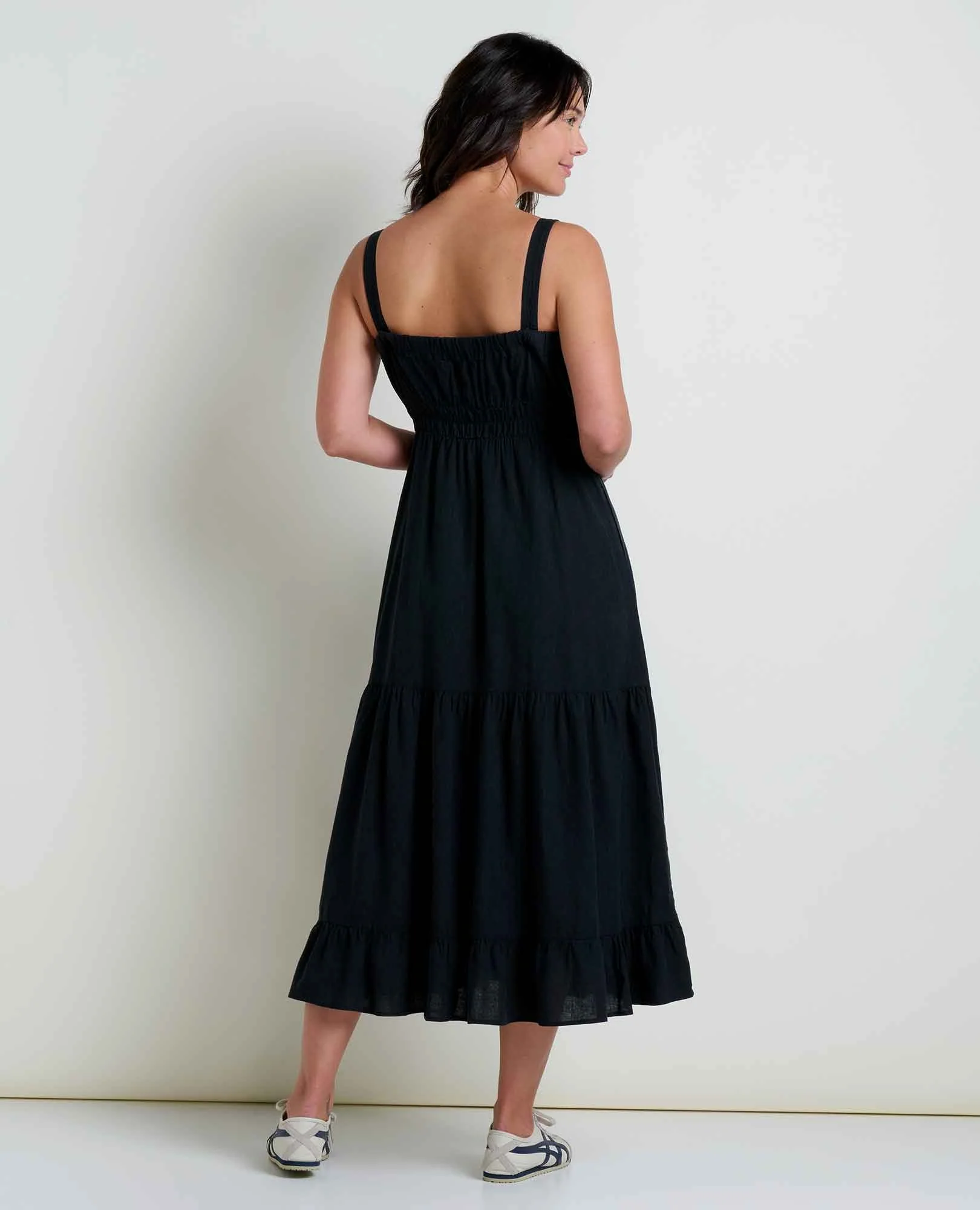 Women's Taj Hemp Tiered Midi Dress - Image 2