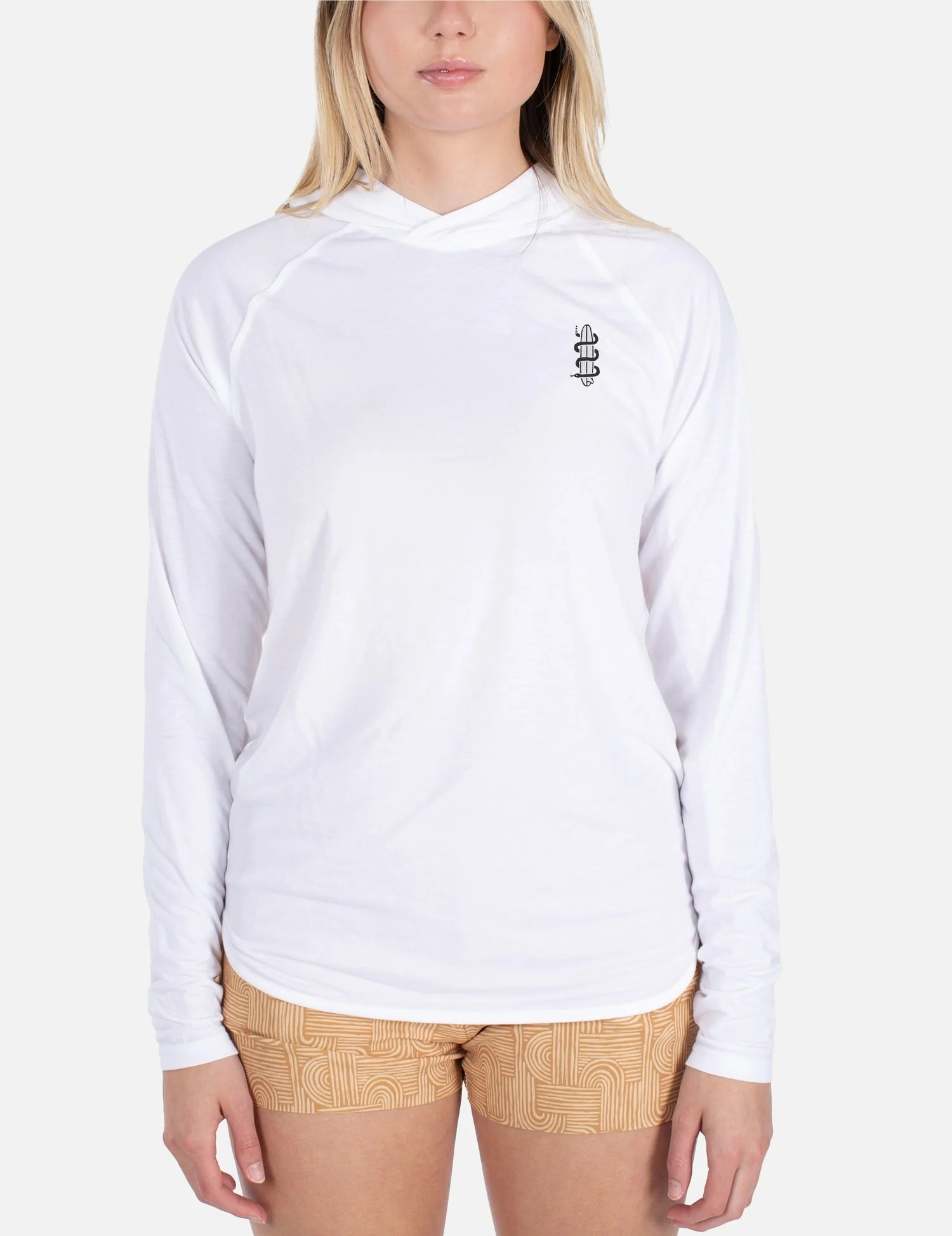 Women's Wavesnake Hooded UV Long Sleeve Shirt - Image 2