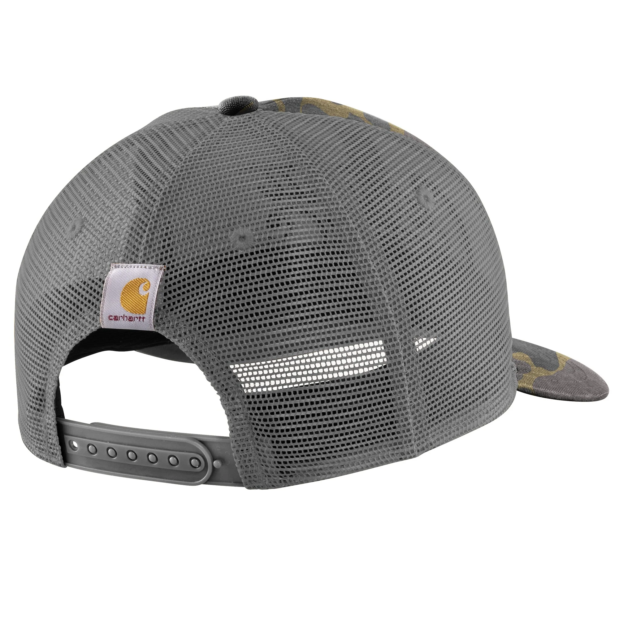 Wool Mesh-Back Camo Logo Patch Cap - Image 2
