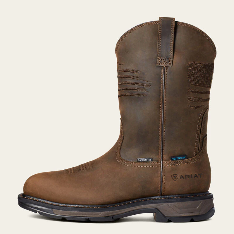 WorkHog XT Patriot 11" Waterproof Work Boot - Carbon Toe - Image 2