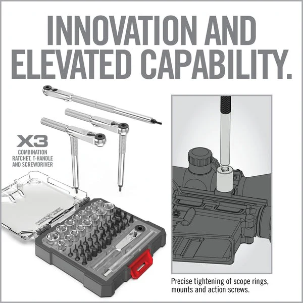 X3 Driver 52-Piece Socket & Gunsmithing Bit Set - Image 5